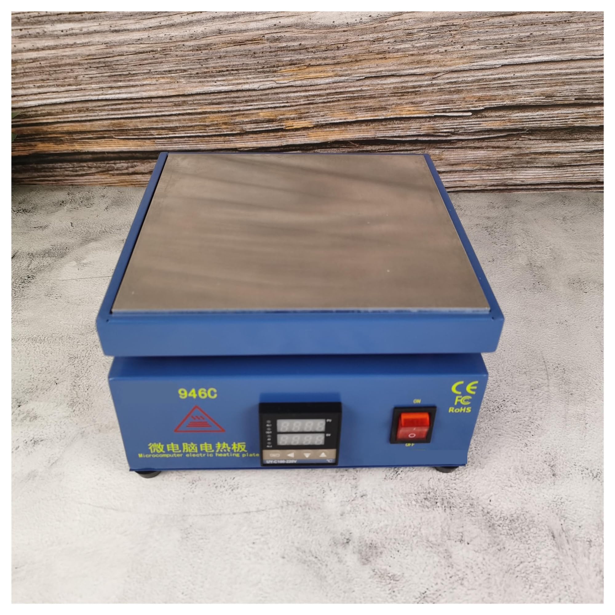 850 W 946 C elektronische Heizplatte Vorheizstation 200 x 200 mm for PCB- und SMD-Heizarbeiten,Präzise Temperaturregelung(100mmX100mm)