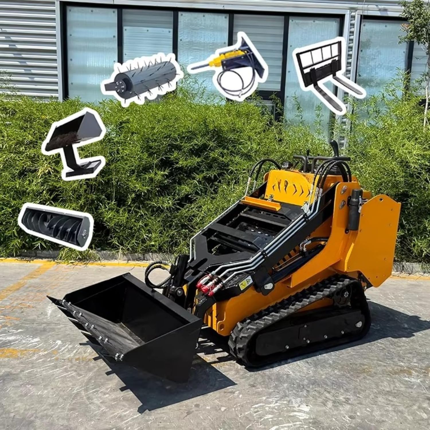 Industrial Skid Steer Loader with Reinforced Frame for Mining Auxiliary Quarry Operations & Large-Scale Construction Projects