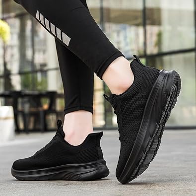 DimaiGlobal Slip On Trainers Men's Shoes Without Laces Lightweight Sports Shoes Breathable Leisure Shoes Trainers Indoor Outdoor Running Shoes