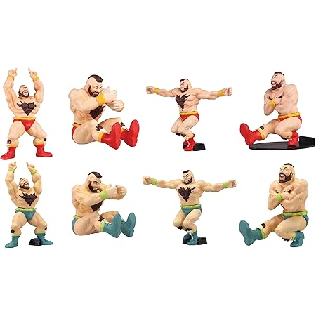 ストリートファイターII デスクトップ ザンギエフ ［全8種セット(フルコンプ)］