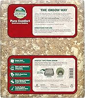Vista 2 de Oxbow Pure Comfort Bedding, Rabbit, Hamster, & Guinea Pig Bedding, Bunny Supplies for Litter Box, Pet Safe, Low Dust, Oxbow Blend, 72 Liter Bag