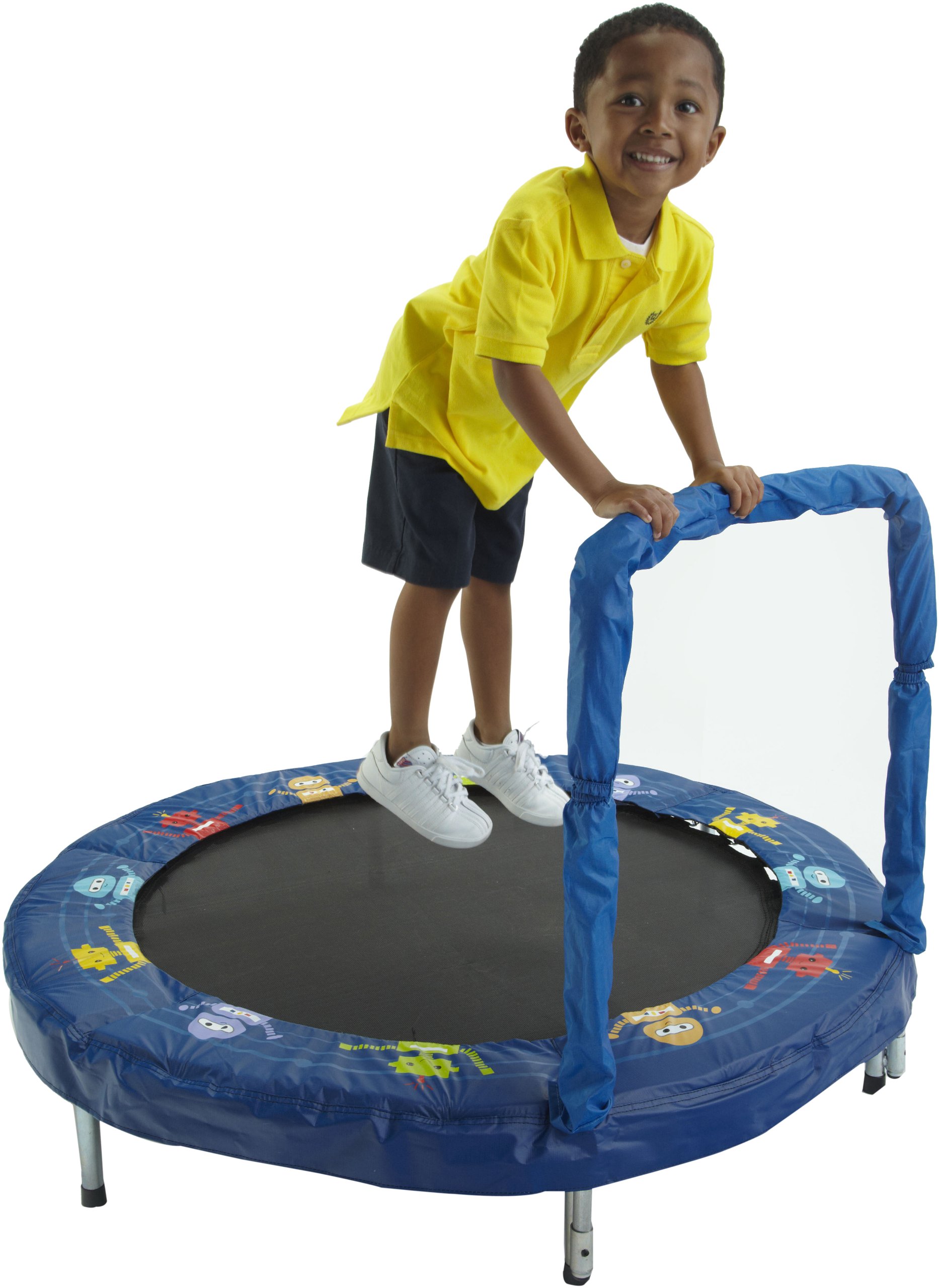 Bazoongi Bouncer Trampoline With Handle For Kids Mini Indoor