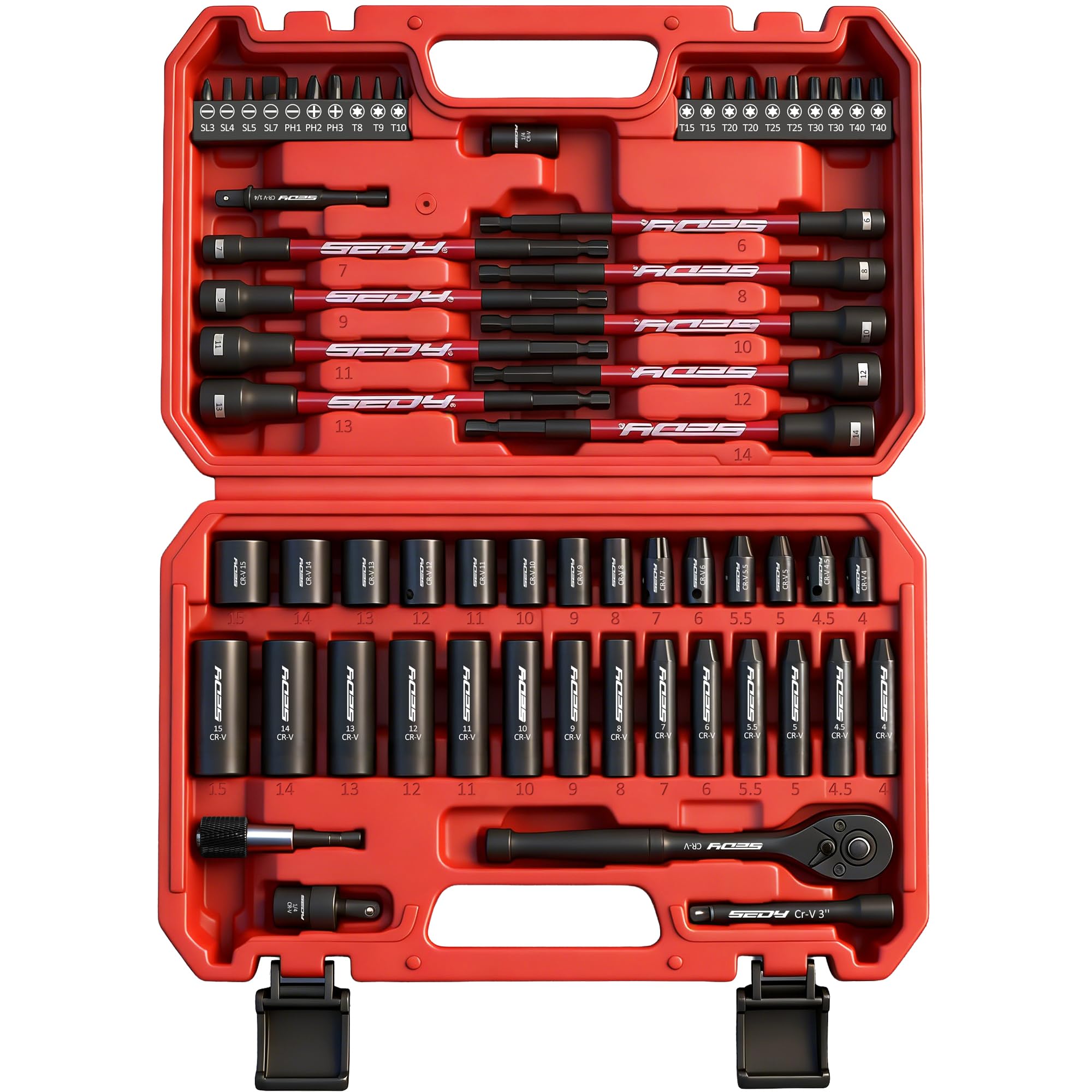 Amazon.com: 63-Piece Metric 1/4