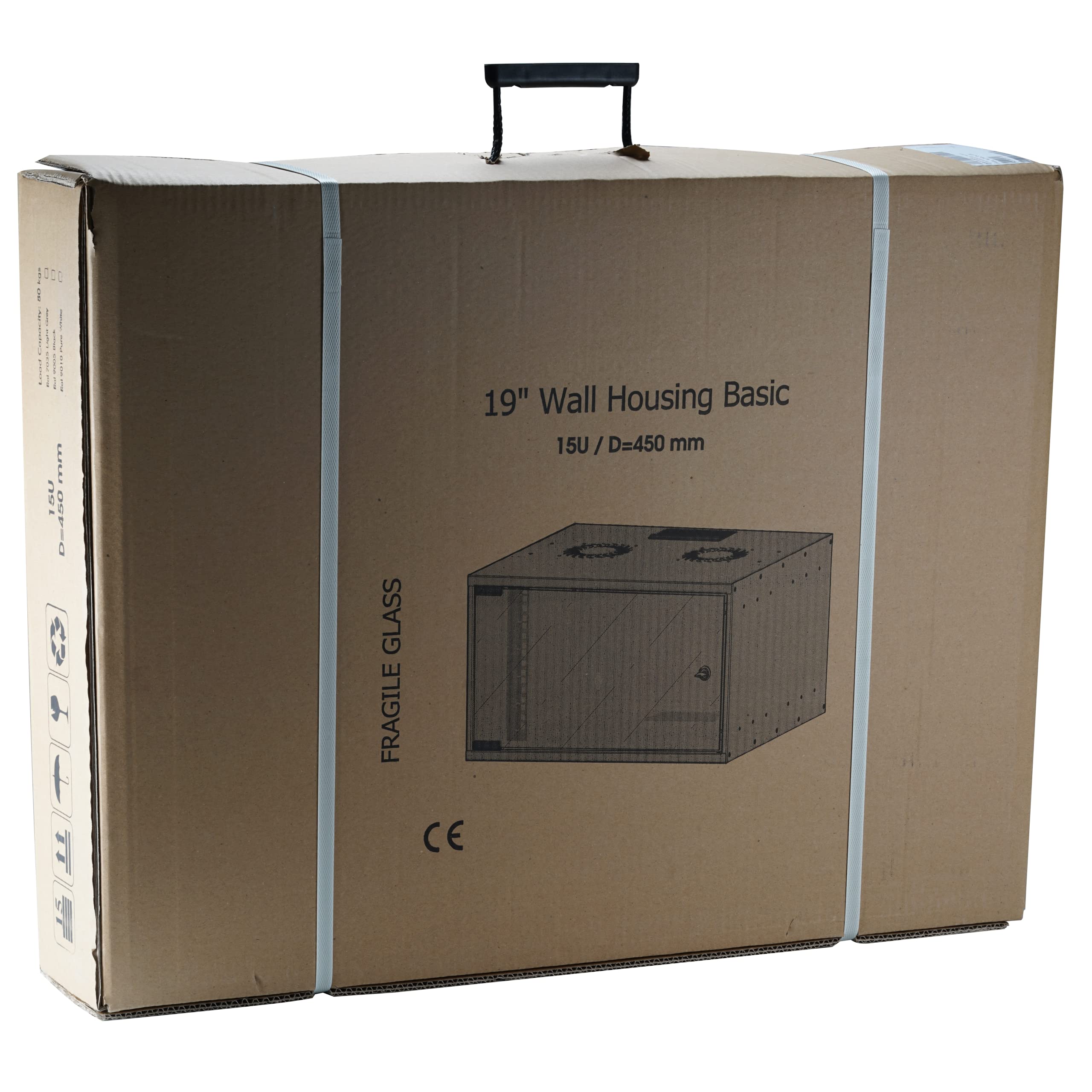 EFB-Elektronik RAL9010 15HE Basic - Soporte de Pared (48,2 cm, Profundidad 600 mm, sin Montar)