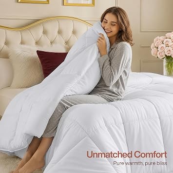 Utopia Bedding Duvet Insert, Full Size Comforter 82 x 86 Inches, White