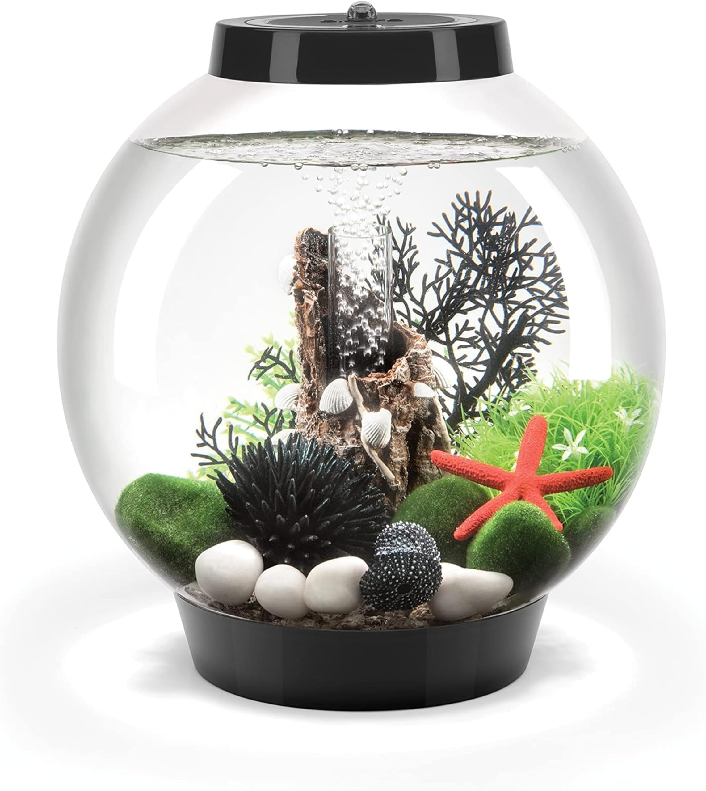 biOrb Classic 15 Acrylic Aquarium Black, MCR Multi-Colour Remote LED