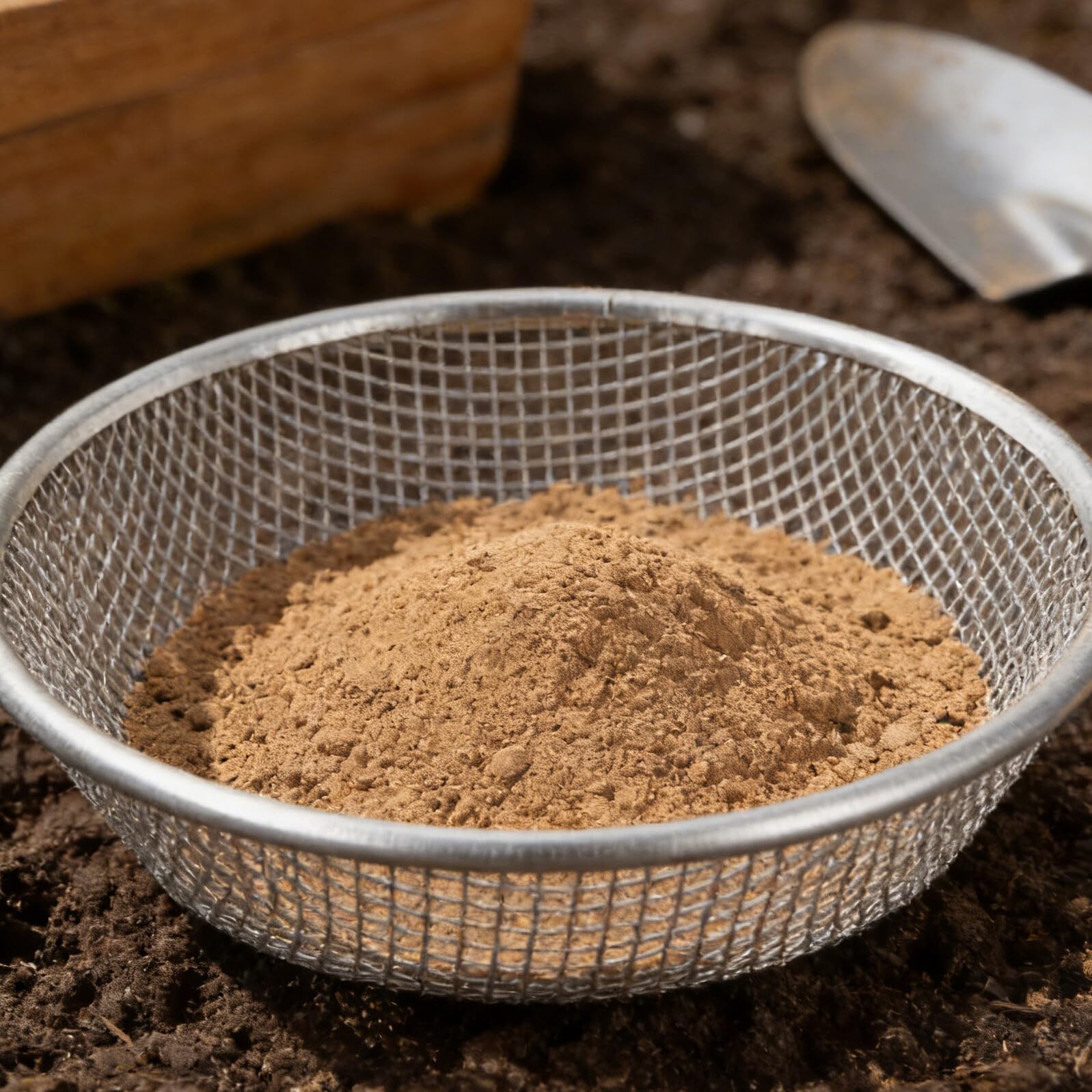 NUOBESTY Setaccio da Giardino in Ferro Zincato 12" Maglie da 3 Mm e 6 Mm, Set di 2 Pezzi per Compost, Terreno e Sabbia, Leggero e Resistente per Orticoltura e Giardinaggio su Balconi