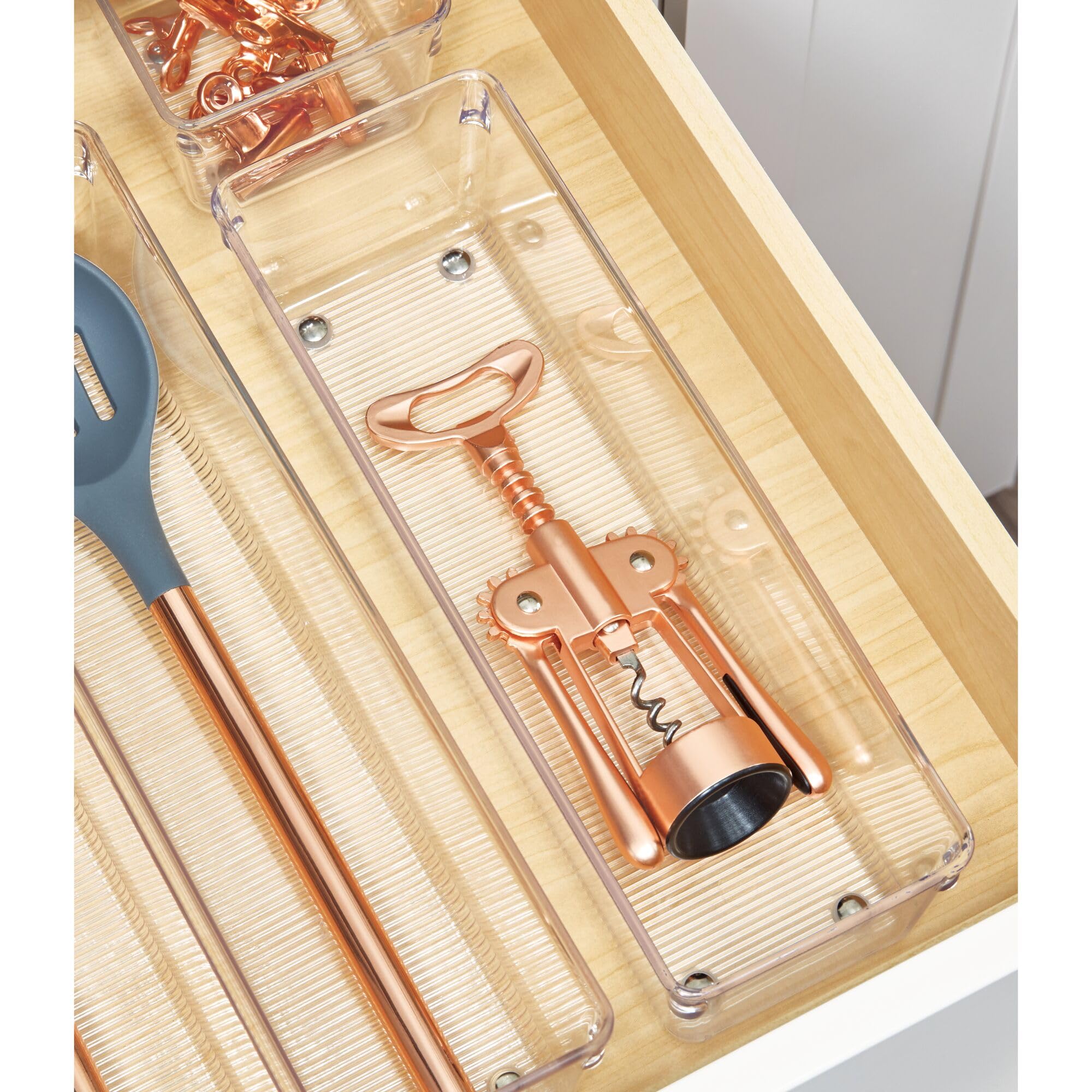 iDesign 29332M6 Organizer per cassetti, Trasparente