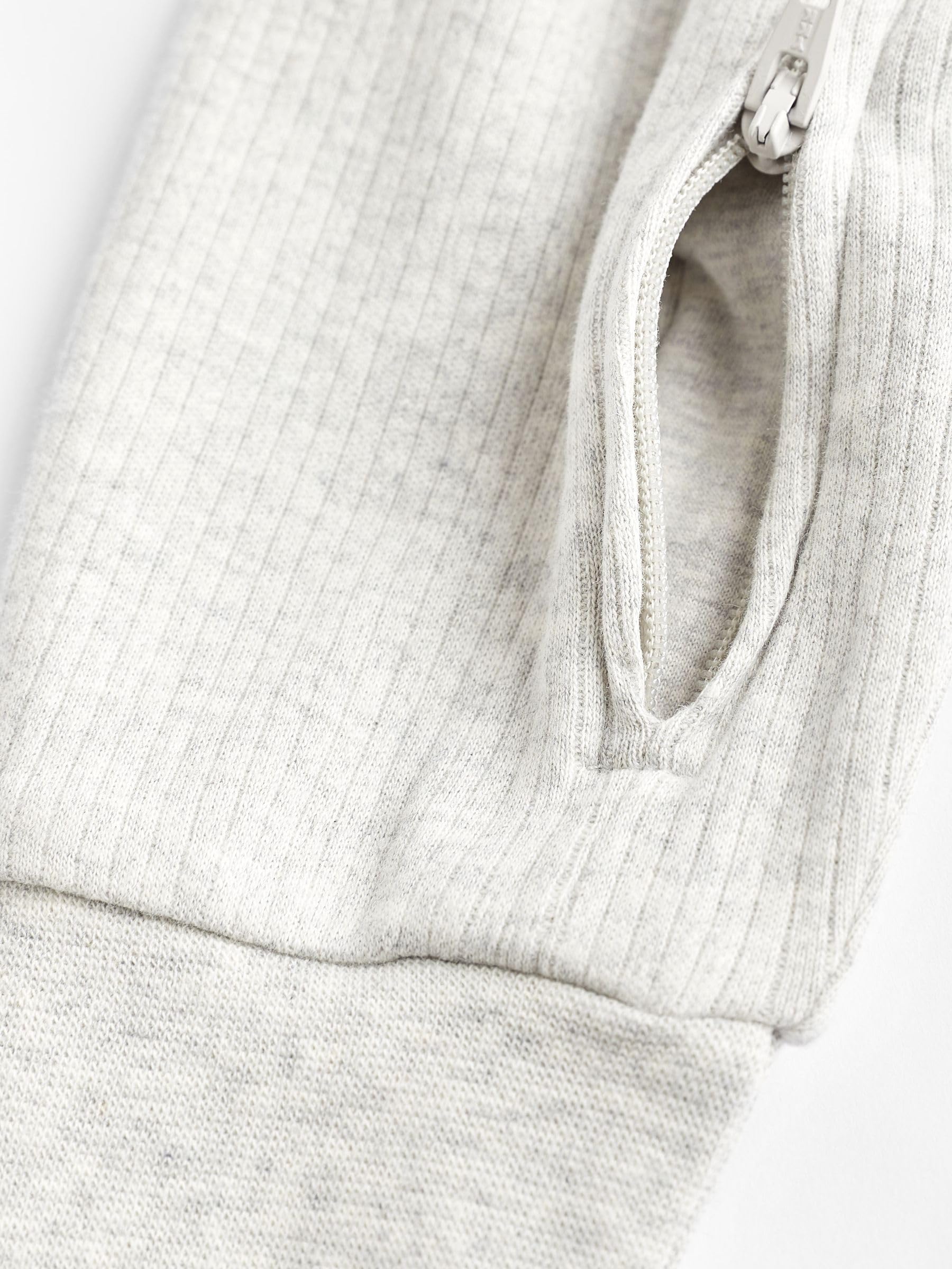 NEXT Noworodki unisex Zestaw 3 par śpiochów niemowlęcych bez stópek z dwustronnym suwakiem, 100% bawełny
