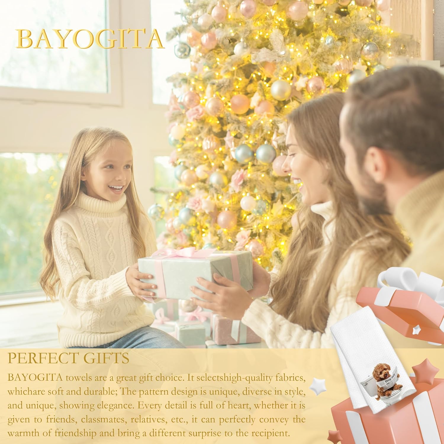 Cute Poodle Gifts Bathroom Hand Towels - Funny Dog Bathroom Decor Towel, Funny Animal Hand Towels for Restroom Decor, Poodle Gift for Women, Dog Lover Gifts, 16×24 Inches - Image 5