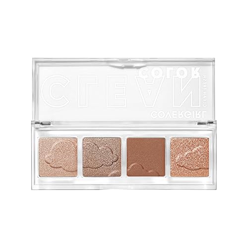 Miniatura 9 de COVERGIRL Sombra de ojos Clean Fresh Clean Color  Sombra de ojos, paleta de sombras de ojos, sombra de ojos brillante, fórmula vegana, caramelo