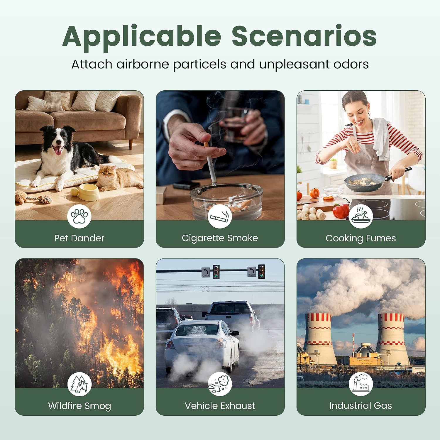 4 Pack AP0601 Replacement Filter for AIRTOK AP0601 Air Purifier for Home Bedroom, 4-in-1 Efficient Particulate Activated Carbon Filter for Pet Dander, Smoke Odor and Wildfire Gases, Part # AP0601-RF