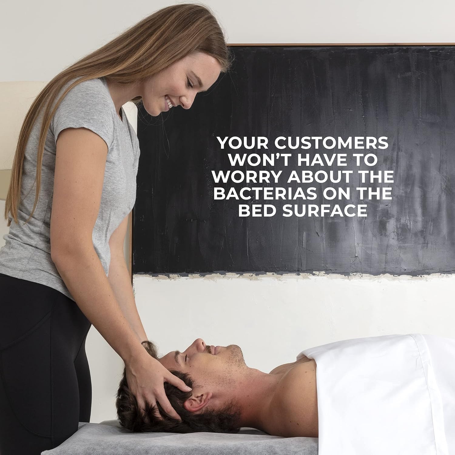 MASERTIO Disposable Massage Table Sheets - 60 Sheets Per Roll - Recyclable Nonwoven Fabric Disposable Bed Sheets for Massage, Tattoo, Waxing - No-Crinkle Massage Sheets - 31.5 x 71 Inches (2 Rolls) : Beauty & Personal Care