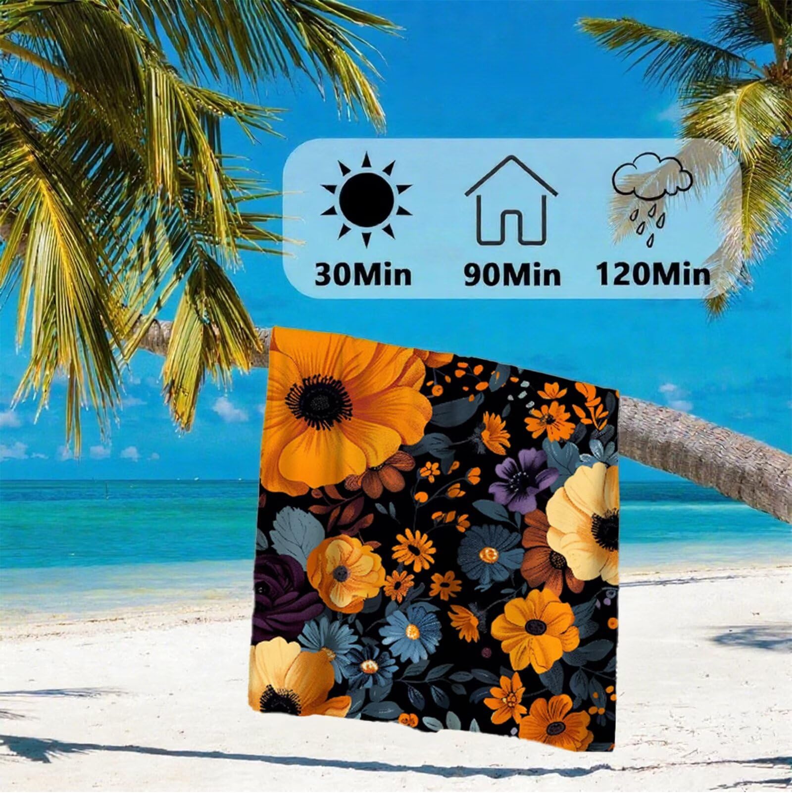 Telo Mare Microfibra 220x100 cm Telo Mare Grande, Asciugamano Palestra Asciugatura Rapida, Stuoia Campeggio Anti-Sabbia, Morbido, Assorbente, con Borsa Portaoggetti, Accessori Campeggio, Regalo Y2-730