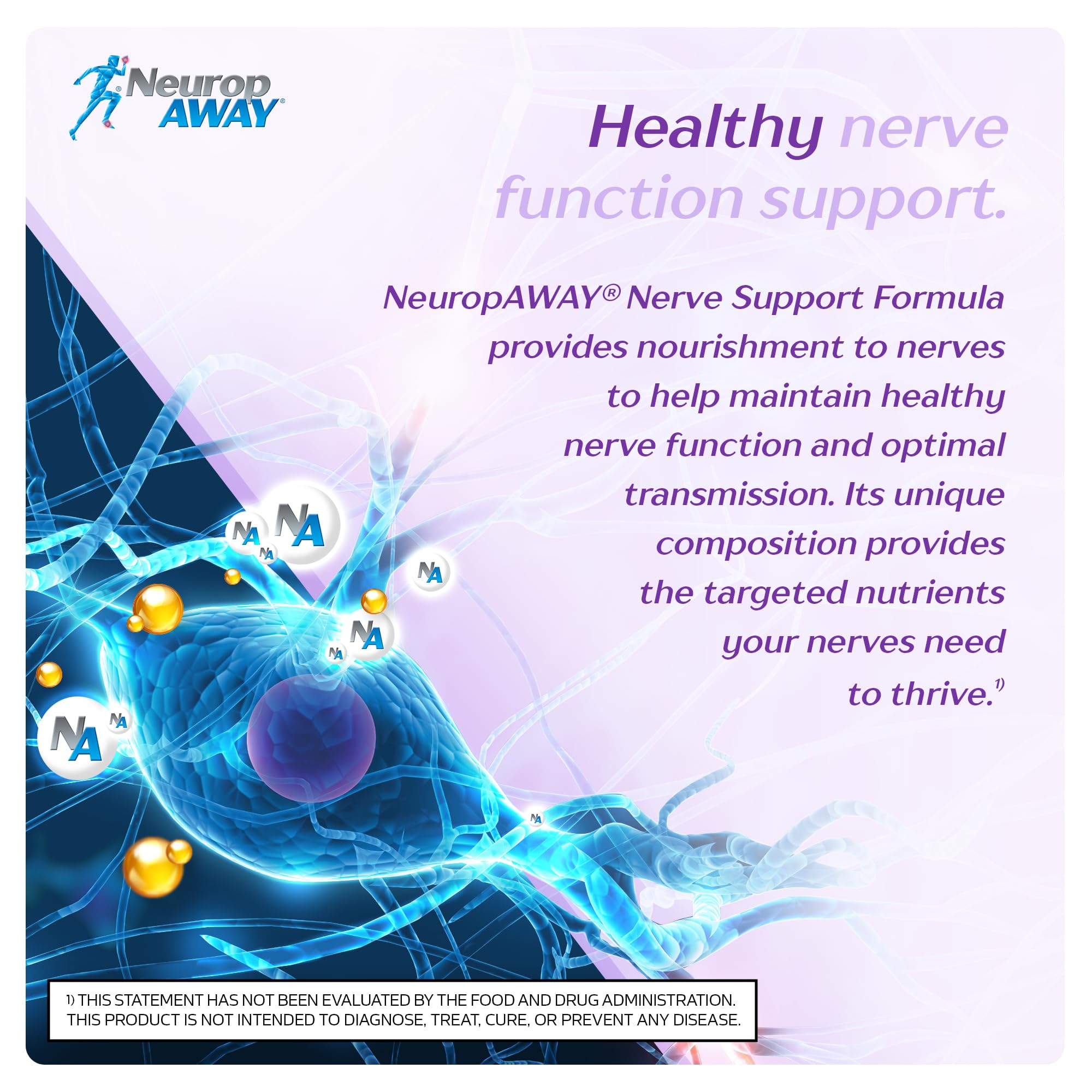 NeuropAWAY PM Nighttime Nerve Support – Melatonin, Taurine, L-Theanine & R-Alpha Lipoic Acid – Supports Healthy Nerve Function & Restful Sleep 60 Capsules — Amazon image 6