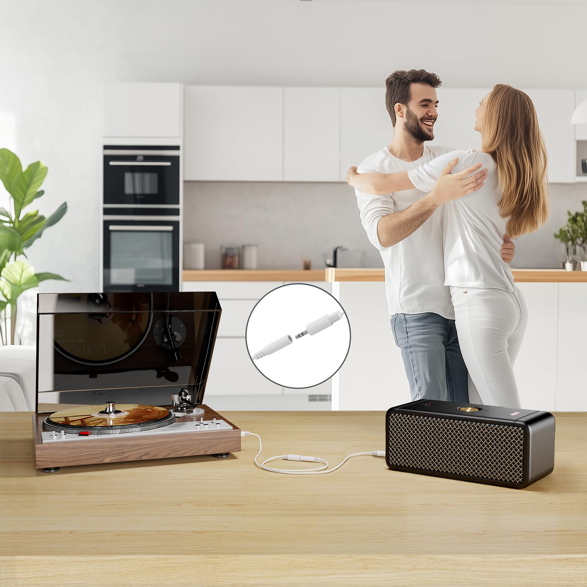 Prolunga Cavo AUX 3,5 Mm - 1 Metro, Nero, Per Cuffie E Auto - Foto 6