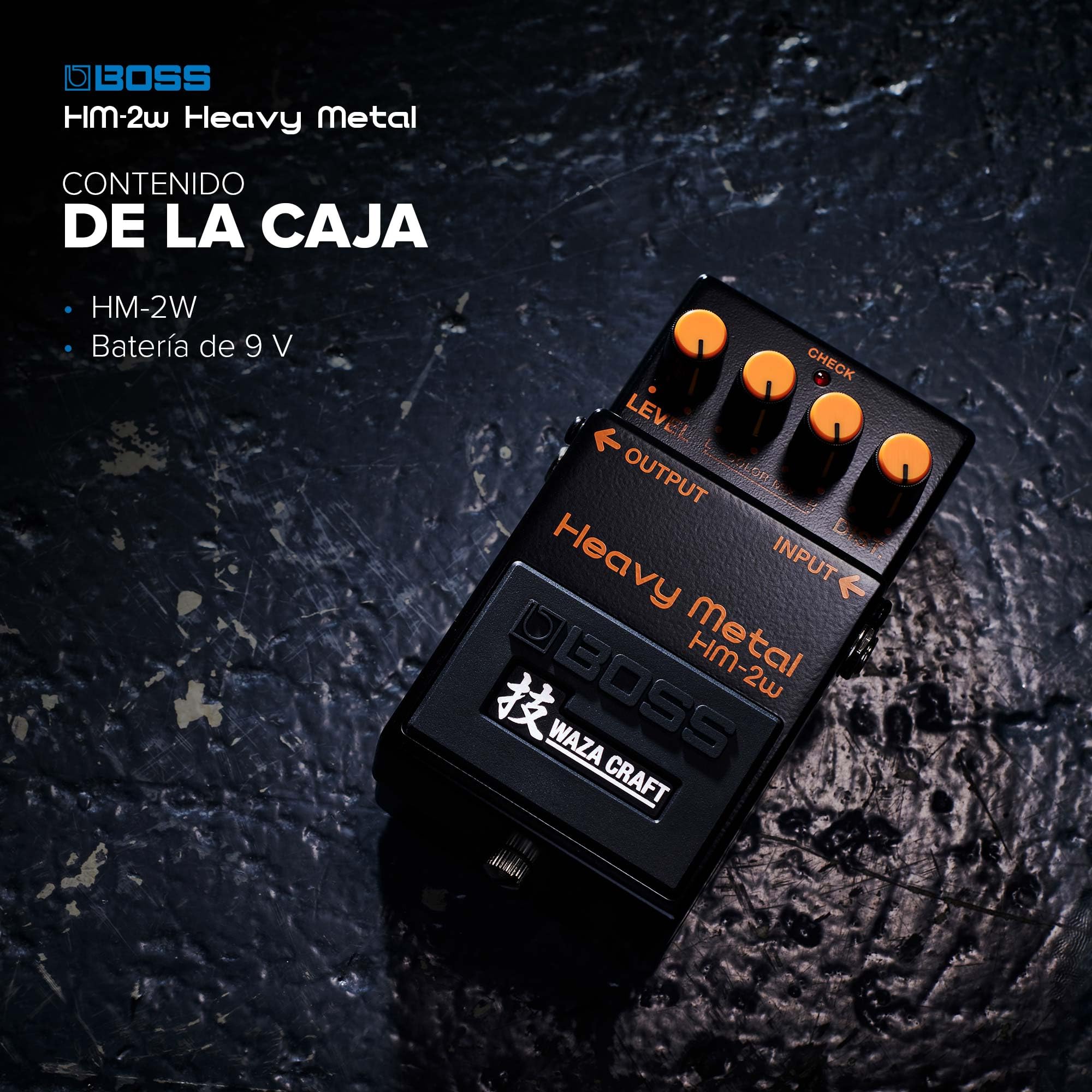 BOSS HM-2W Heavy Metal | Pedal de efecto de guitarra Waza Craft