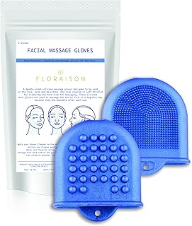 2 mini guantes de silicona suave, cepillo de ...