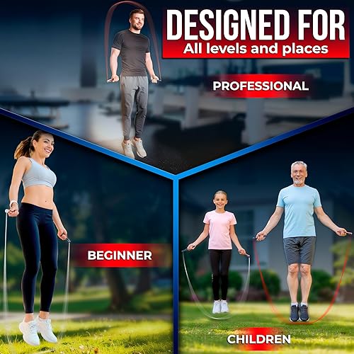 Miniatura 5 de BARACUS Cuerda de saltar para mujeres, hombres, niños  accesorios de gimnasio para mujeres  equipo de entrenamiento en casa  pesas para ejercicios