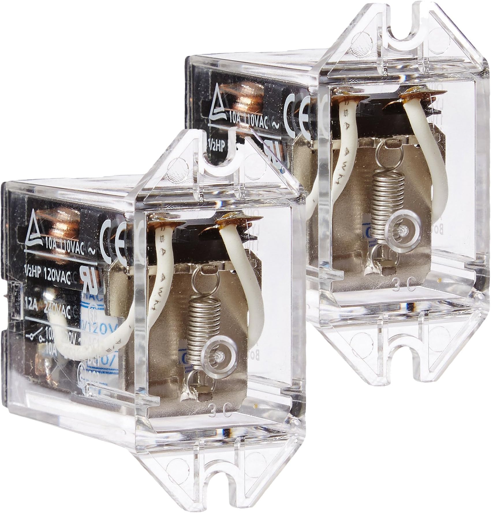 Omron LY2F-AC110/120 (PACK OF 2) General Purpose Relay,Double Pole Double Throw Contacts, 9.9 to 10.8 mA at 50 Hz and 8.4 to 9.2 mA at 60 Hz Rated Load Current,