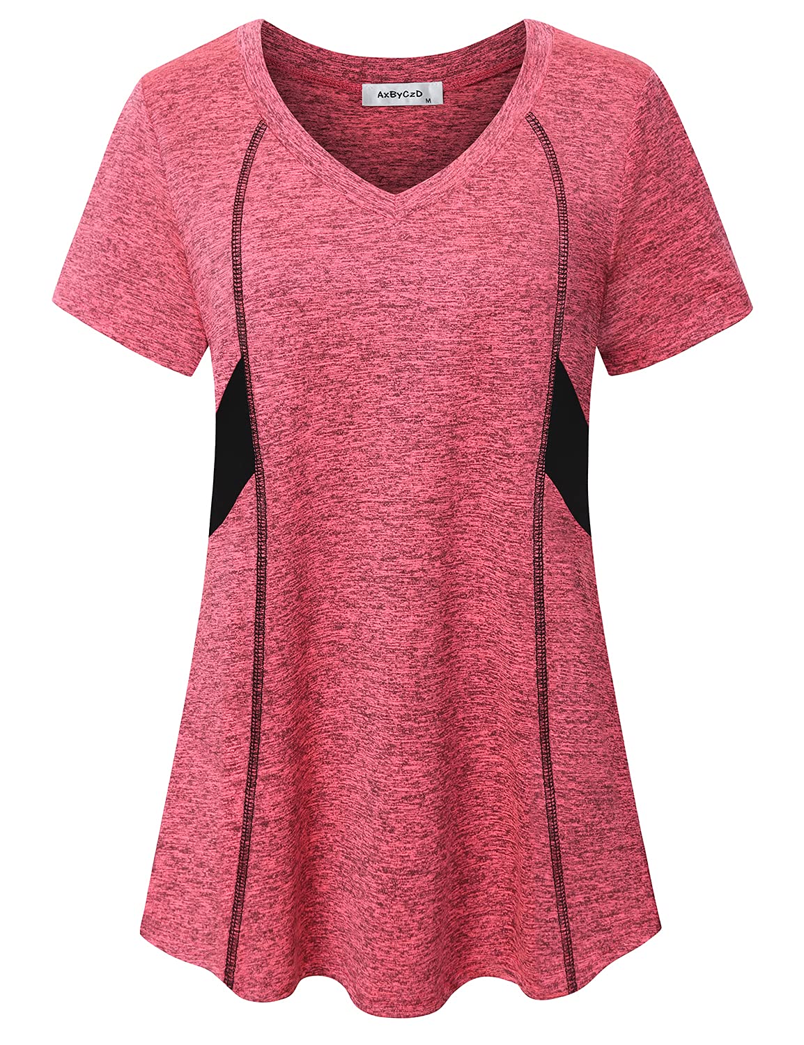 Womens Short Sleeve Tops Workout Athletic Sports Yoga Shirts