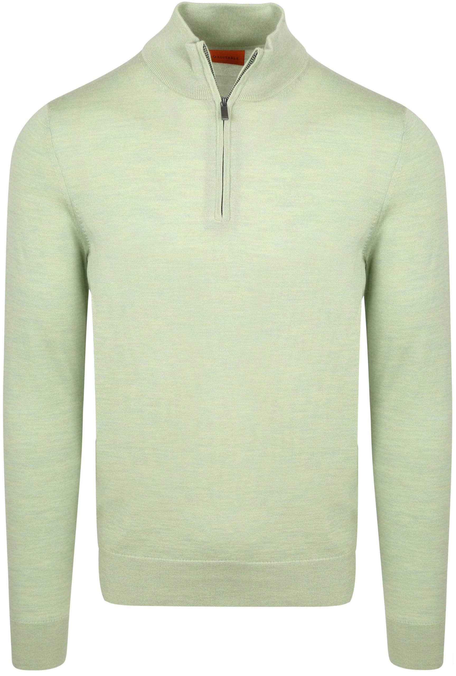 Suitable Merino Half Zip Pullover Azzurro - Uomo - Abbigliamento