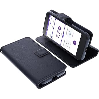 Protective Book Case for Omnipod 5 Book Black Modern Minimalist