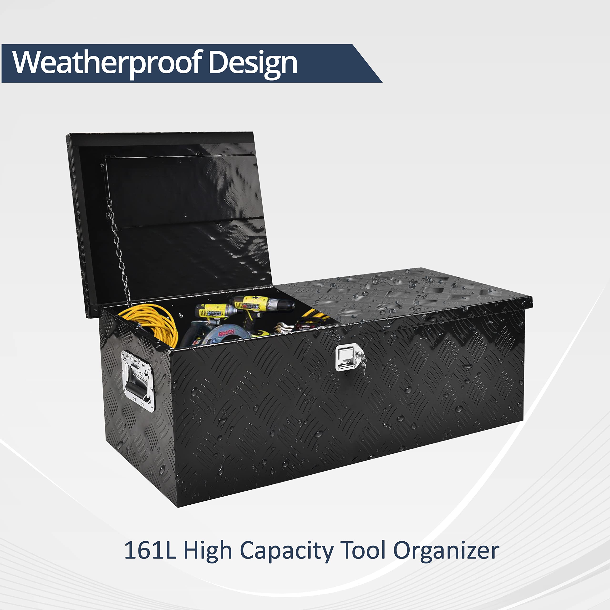 Truck Box Truck Toolbox SCITOO 44 Inch Truck Bed Tool Box,Rectangle ...