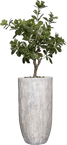 VINTAGE HOME Árbol artificial de imitación Tung de 52 pulgadas, planta falsa grande de tacto real para decoración interior del hogar y la oficina,