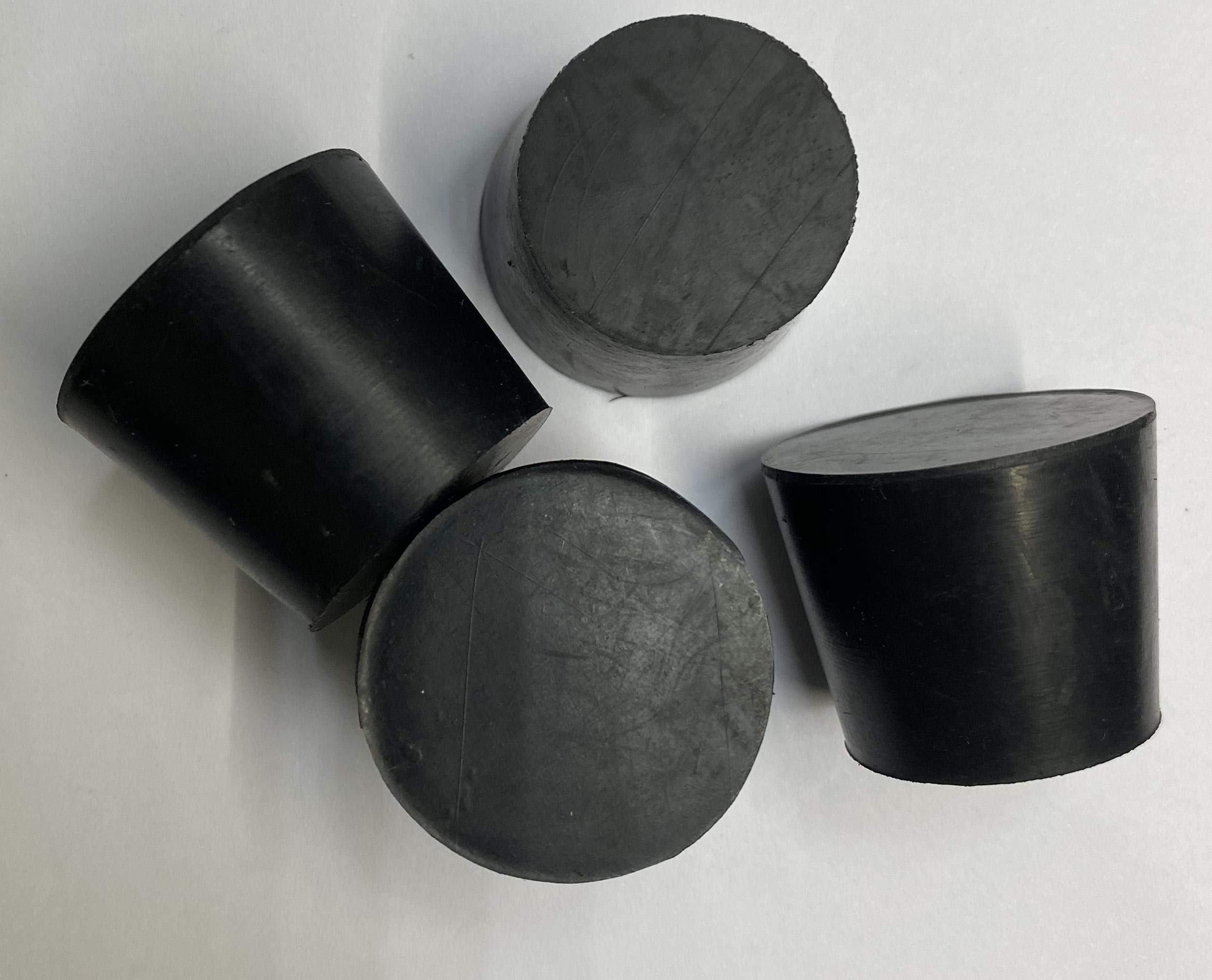 Protection Force #6 Stopper Plug for 1-1/16" 1-1/8" 27-29mm Hole (Pack of 10) Tube Bottle Openning 1 1/4-7 UNC 1 1/8-12 UNF M30 Thread Nut Paint Masking Reusable Rubber