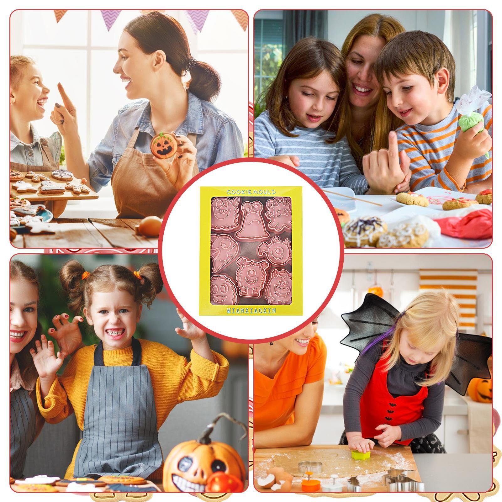Halloween Backformen Set 30-tlg - Kekse Stempel & Ausstecher