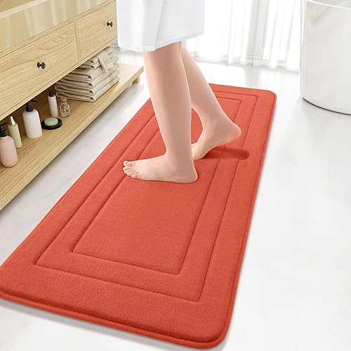 Miniatura 172 de Arotive Tapete de baño de espuma viscoelástica de 30 x 20 pulgadas, ultra suave y absorbente, lavable a máquina, cómodo tapete de baño para suelo