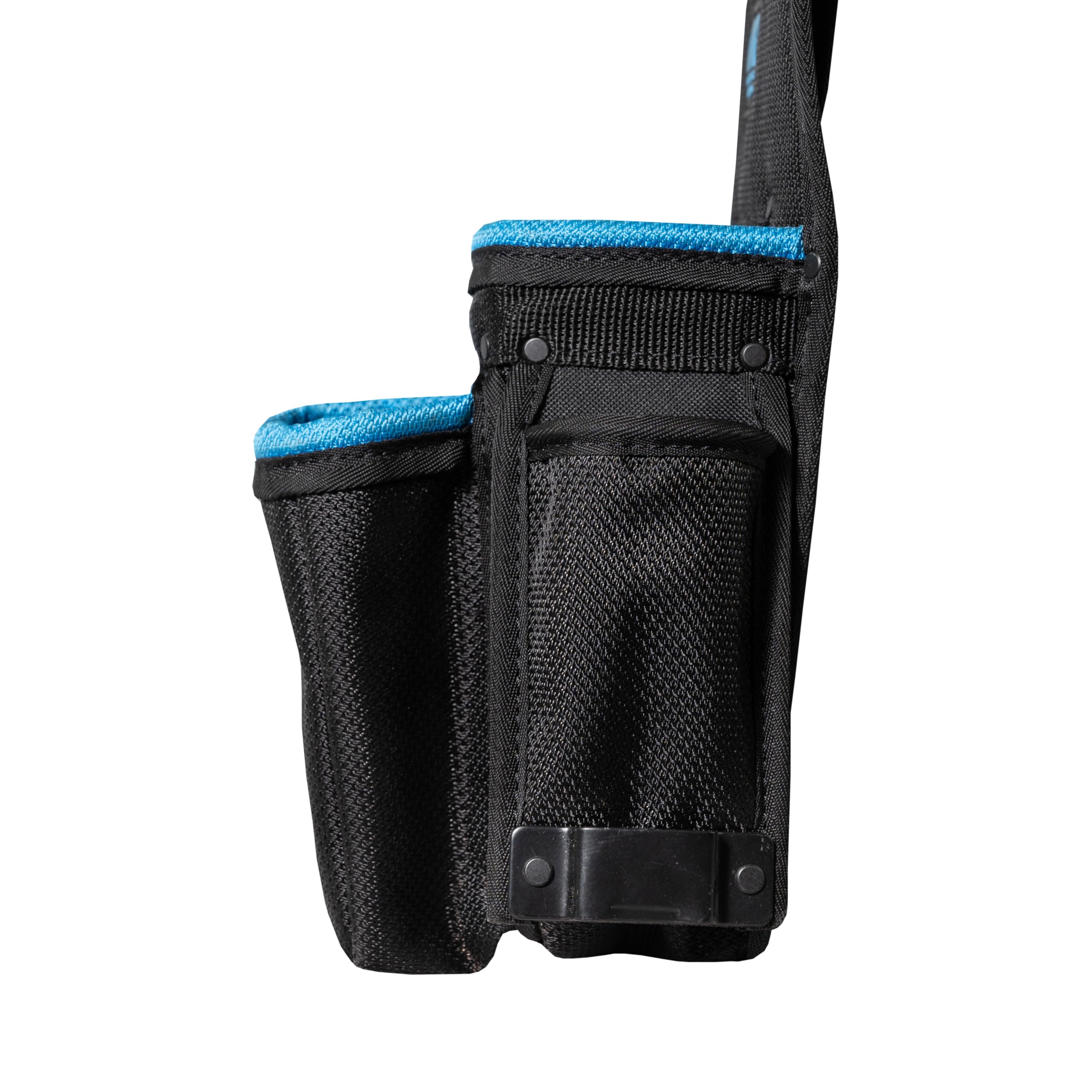 OX Pro Elektriker-Werkzeuggürtel aus Nylon mit Taschen, elektrischer Werkzeuggürtel mit gepolsterter Rückenstütze – hergestellt aus ballistischem Nylon und PVC-beschichteten Taschen – Cinturón para