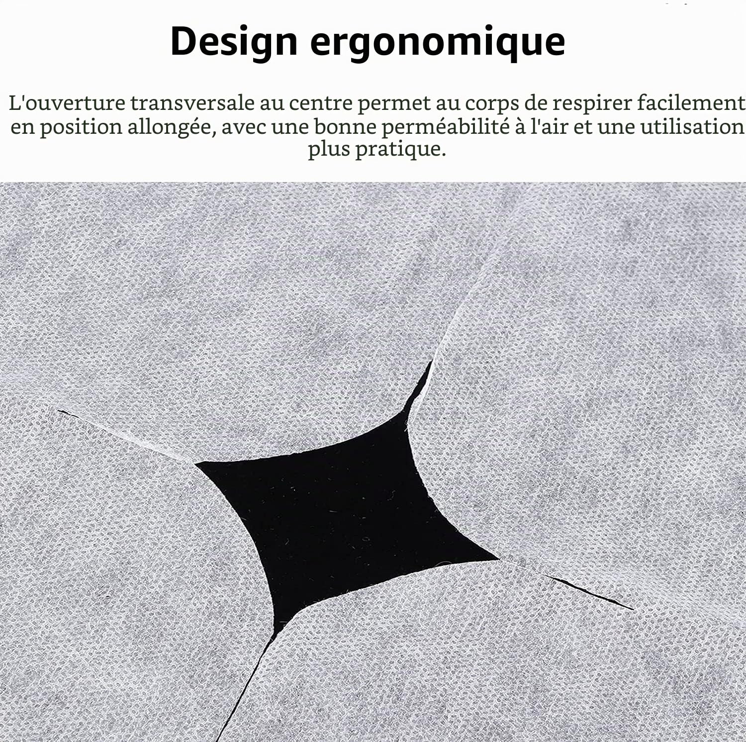 200Pcs Protege Têtière Non Tissé Housses D'appui-tête Jetables pour Table de Massage, 40 x 40 cm Chiffons pour Fente Nasale, Coussin Facial Jetable pour Salons Beauté Spa Hôtels Tatouages Lash Bed