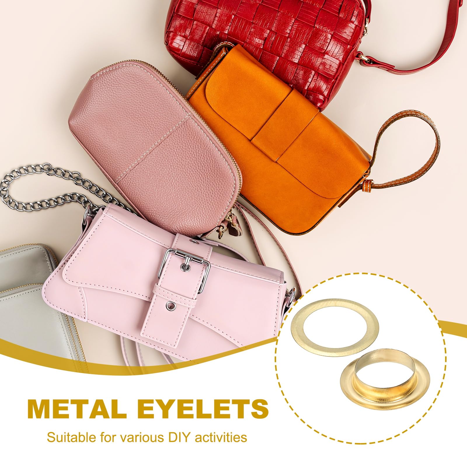 PATIKIL 10mm/3/8" Metal Eyelets - Image 4