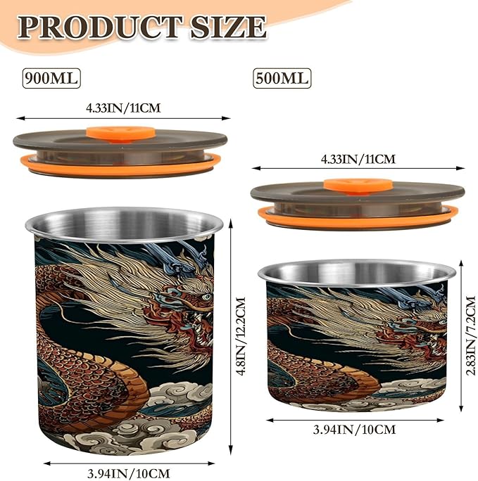 ALAZA Dispensador de Café Alimentos 17 oz Acero Inoxidable con Tapa miniatura 3