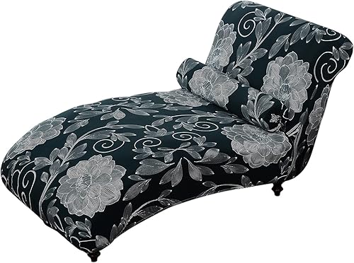 Funda para tumbona sin brazos, funda elástica estampada para sofá reclinable para sala de estar #3, talla única