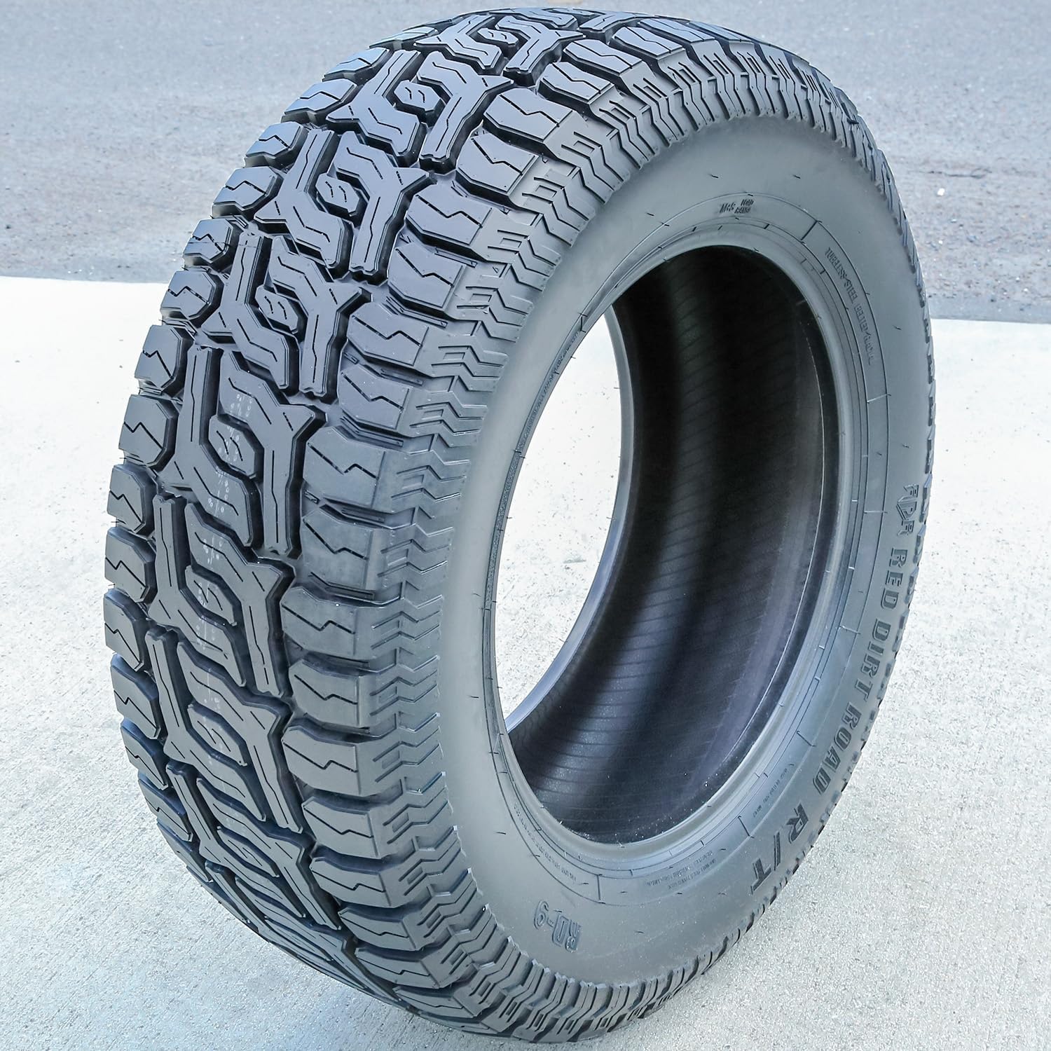 RD-9 R/T All-Terrain Mud Off-Road Light Truck Radial Tire-33X12.50R22LT 33X12.50X22 33X12.50-22 109Q Load Range E LRE 10-Ply BSW Black Side Wall