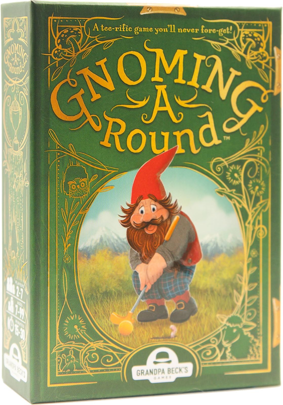 Gnoming A Round | Fun Family Card Game | Enjoyed by Kids, Teens, & Adults | from The Creators of Cover Your Assets - 2-7 Players, Ages 7+