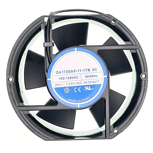 Nuevo ventilador de refrigeración para OA172SAP-11-1TB XC AC100-125V 0.35/.040A 46/50W 50/60Hz 2-Wire 17CM Tamaño: 6.772x5.906x2.008 in.