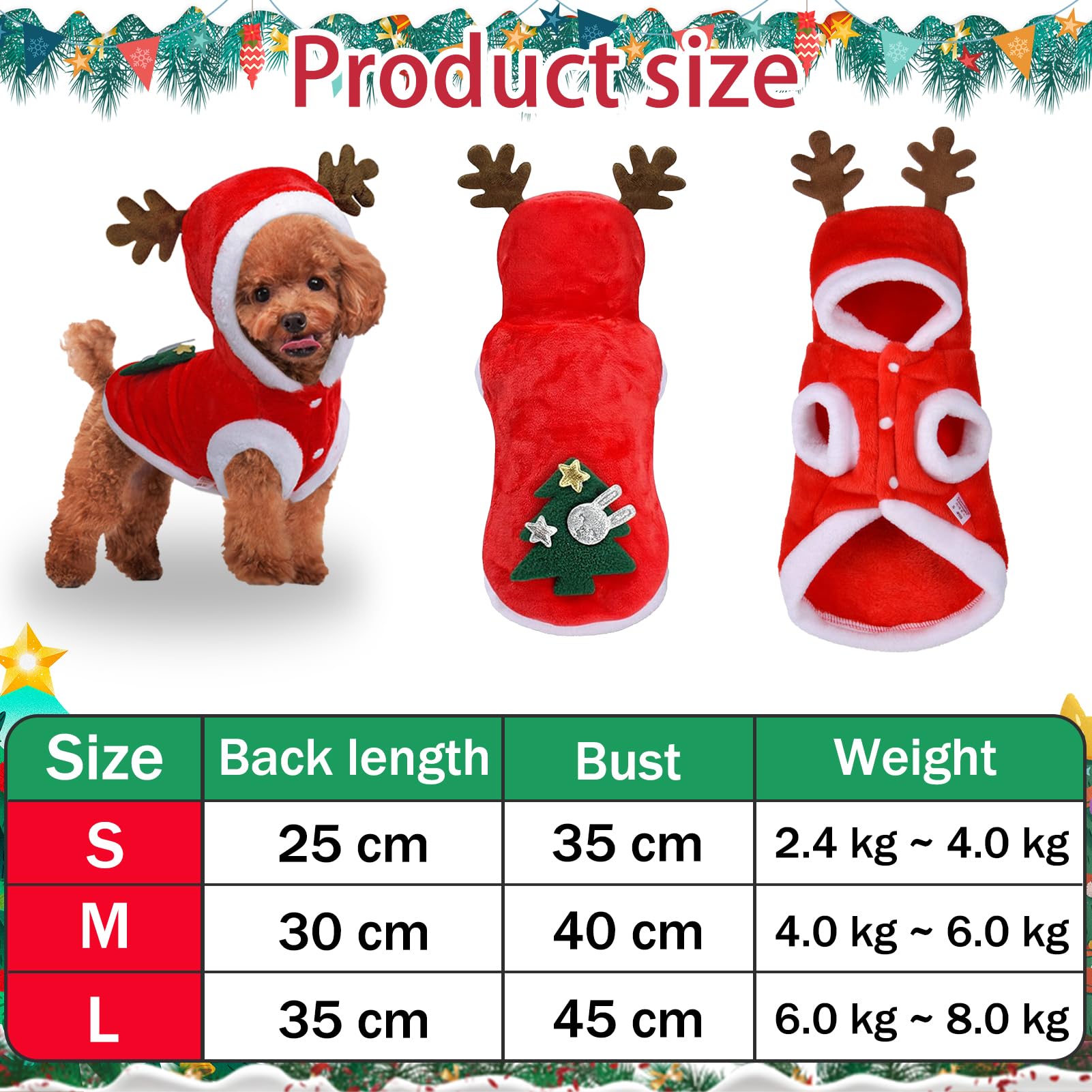 Costume De Noël Pour Chien Et Chat, Robe De Princesse Pour Chien, Pull, Petit Chien, Sweat