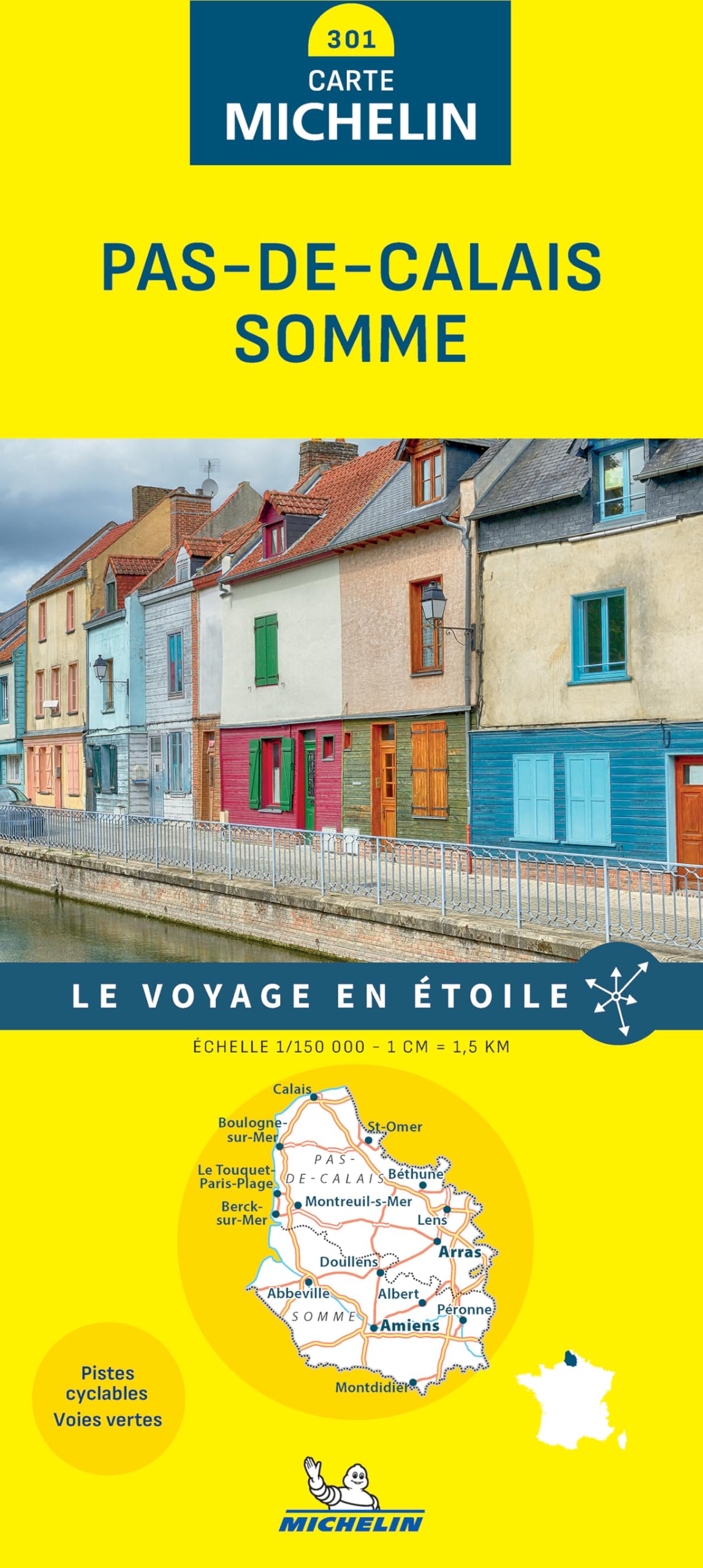Pas-de-Calais, Somme - Michelin Local Map 301
