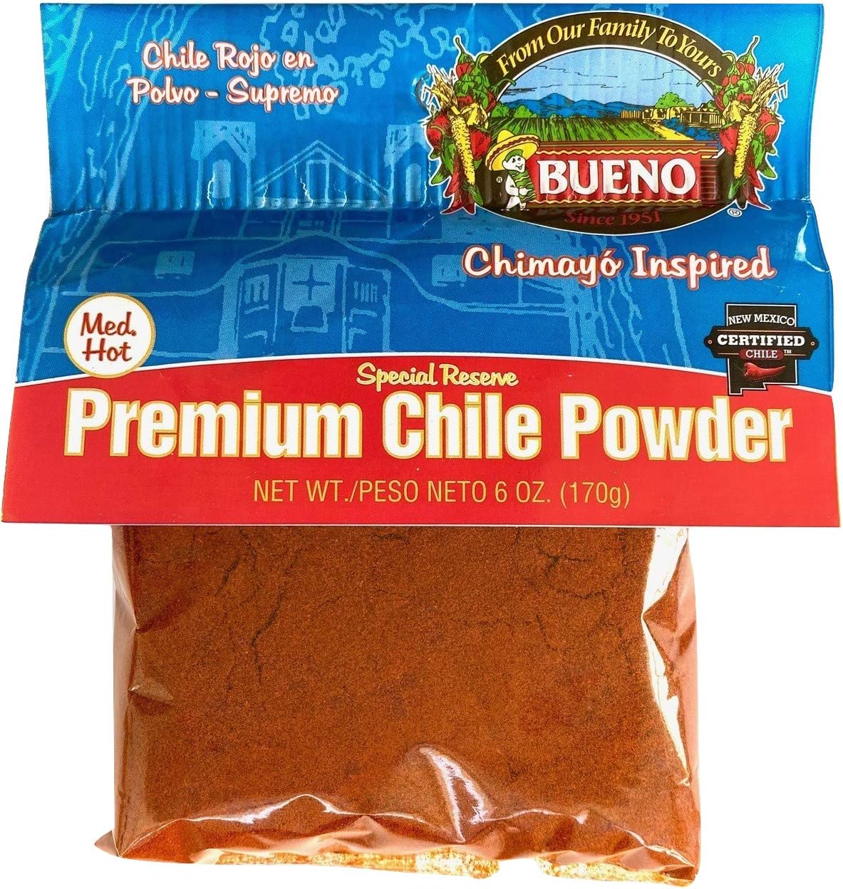 BUENO Medium Hot Red Chile Powder – Special