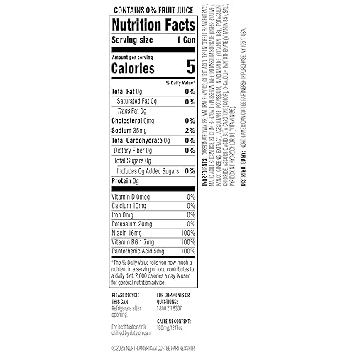 Miniatura 2 de Starbucks Bebida energética helada, melocotón tropical, bebida energética sin azúcar, cafeína a base de plantas, hidratación, claridad mental, latas