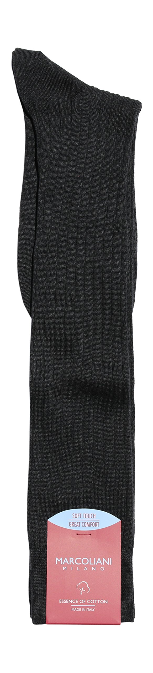 Marcoliani Milano The Dress Code Essence of Cotton Over the Calf Mens Socks