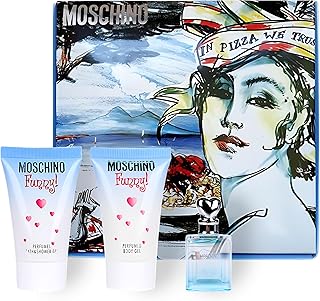 Moschino Funny! Gift Set for Women - Mini Perfume Collection EDT Spray & Lotion Combo
