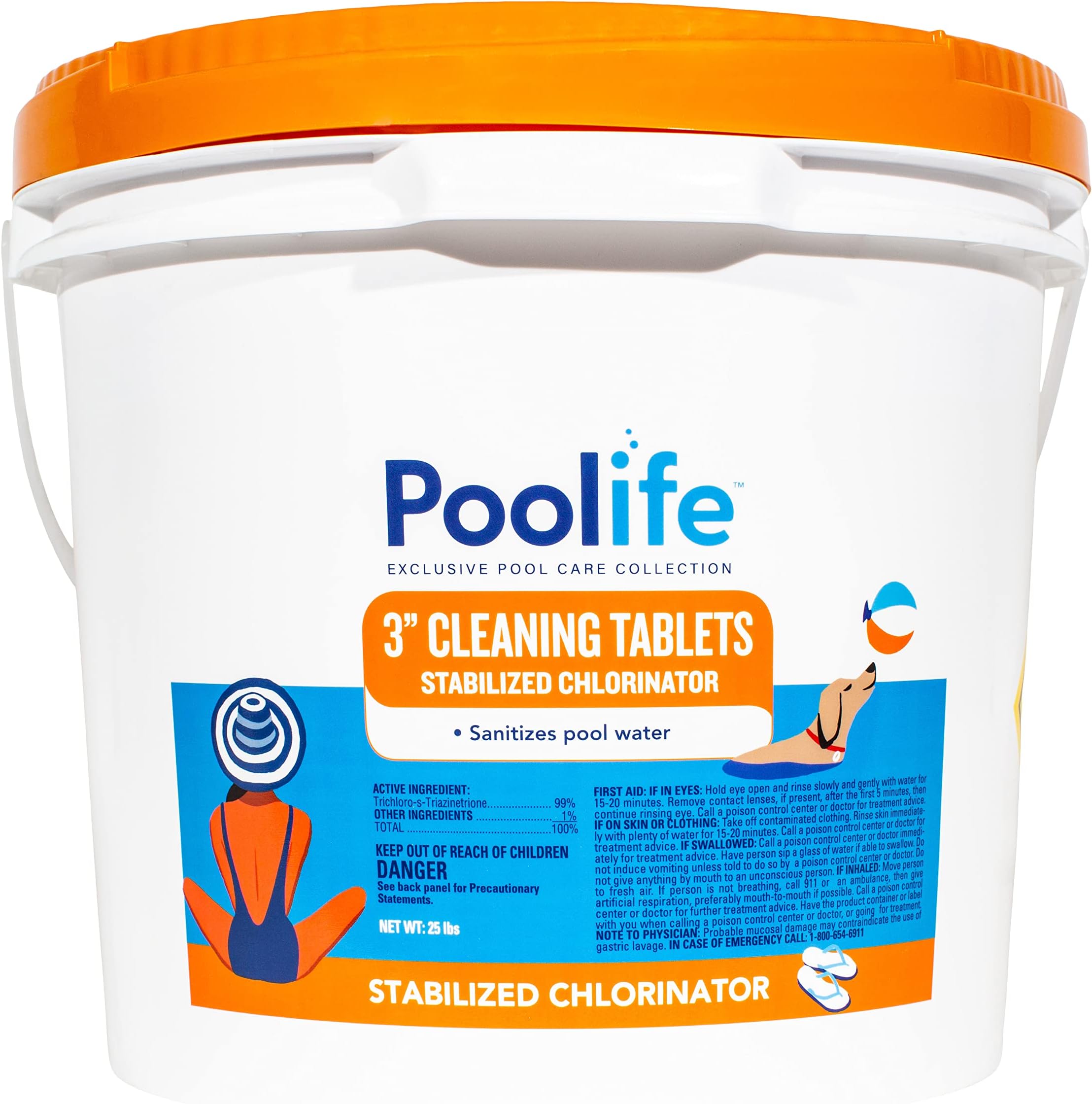 POOLIFE 3 Inch Cleaning Tablets (25 lb)