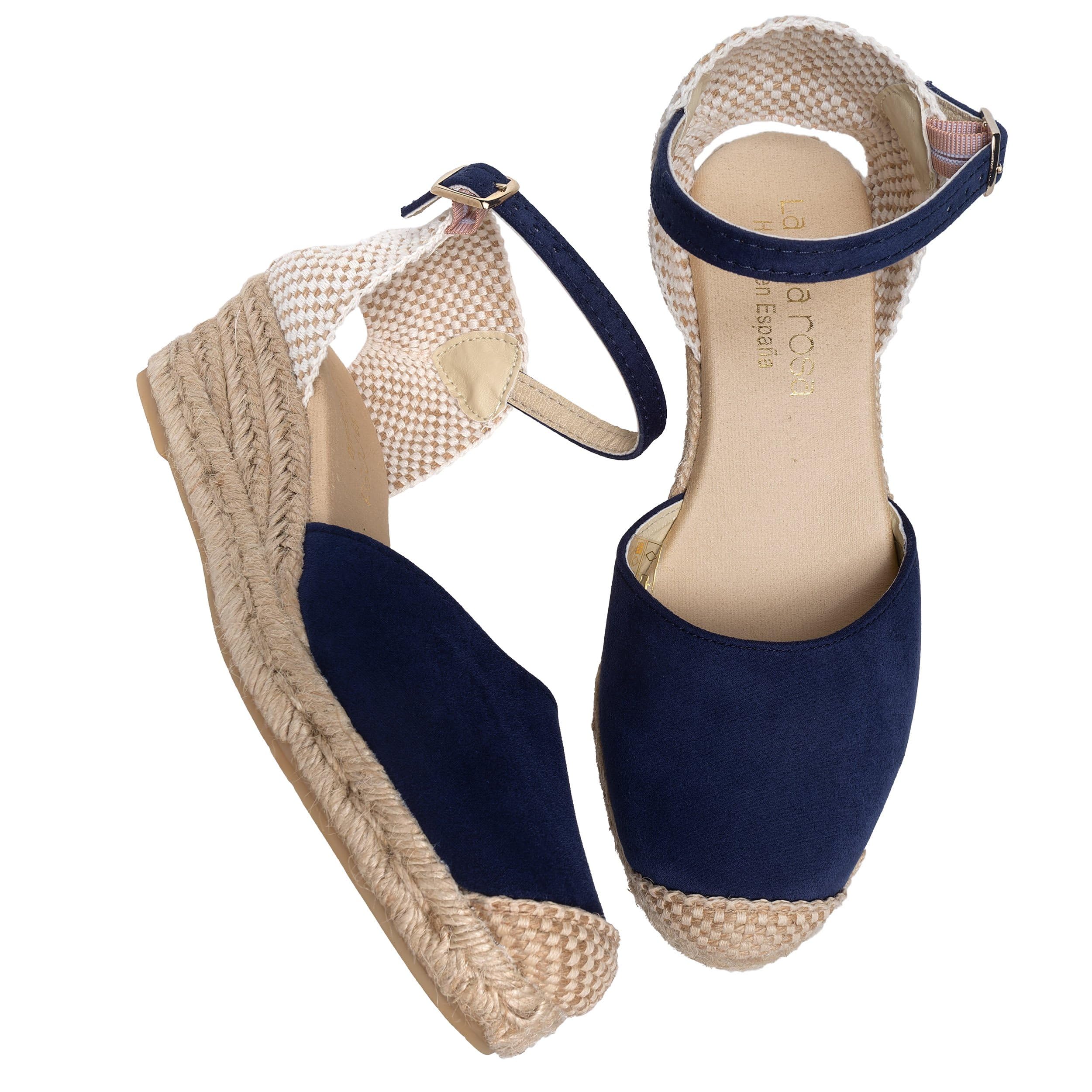 NOESLOMISMO BY DILEMA Alpargatas Cuña Cómoda Mujer Hechas en España - Sandalias Yute Natural
