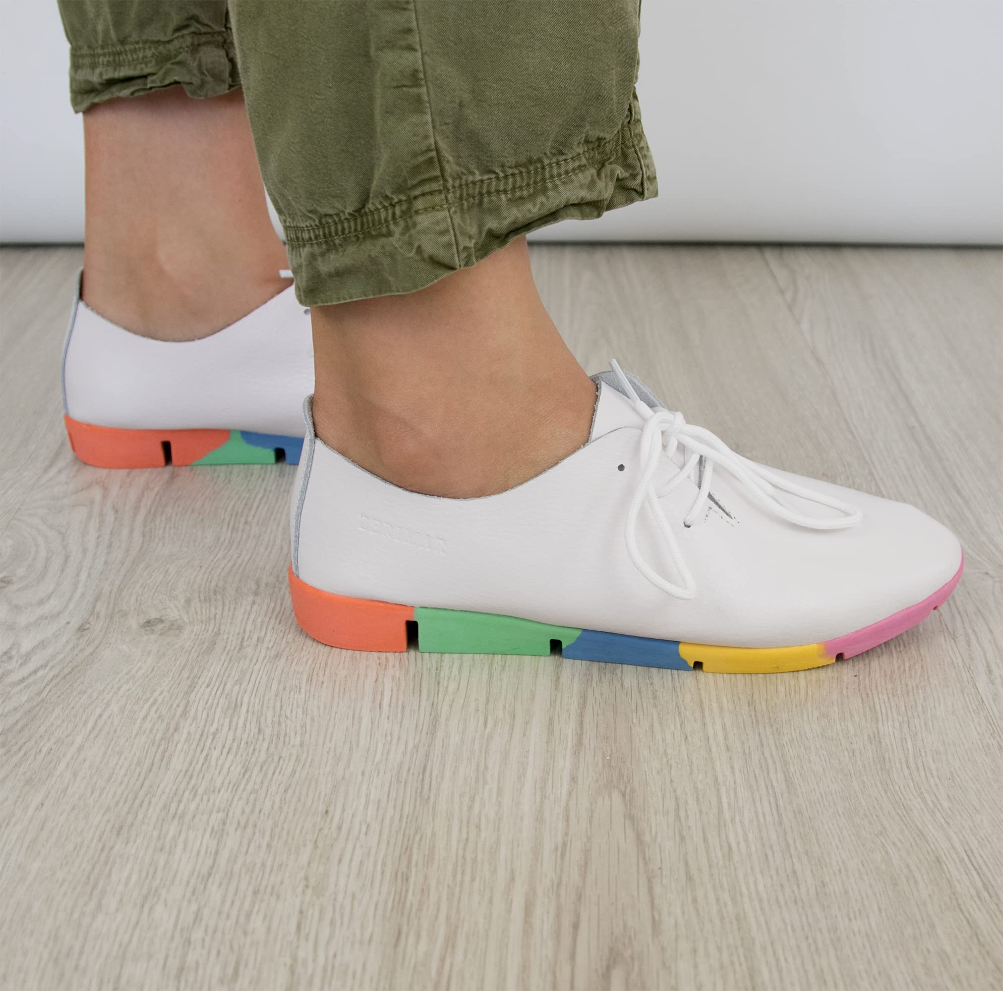 Zerimar Chaussures habillées Confortables pour Femmes - Mocassins Femmes en Cuir - Ballerines Femmes pour l'été - Chaussures d'été pour Femmes - Mocassins Femmes en Cuir - Chaussures Confortables