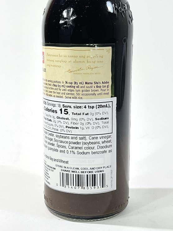 mama sitas adobo marinade - 11.83oz